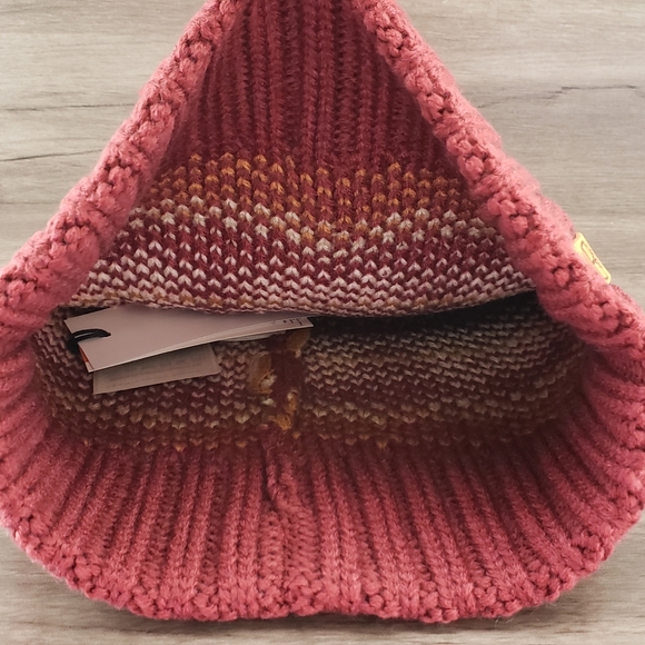 BUNDLE ‐ 2 Timberland Hats Beanies Multi Fair Isle Pompom Knit Outdoor NWT - Picture 15 of 15